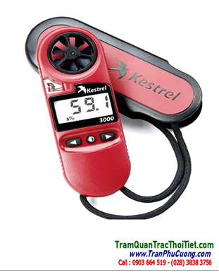 Kestrel 3000 Weather Meter _Máy đo vi khí hậu Kestrel 3000 Weather Meter _Xuất xứ Mỹ (Made in USA)